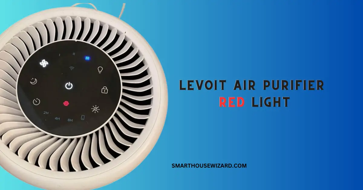 Levoit Air Purifier Red Light