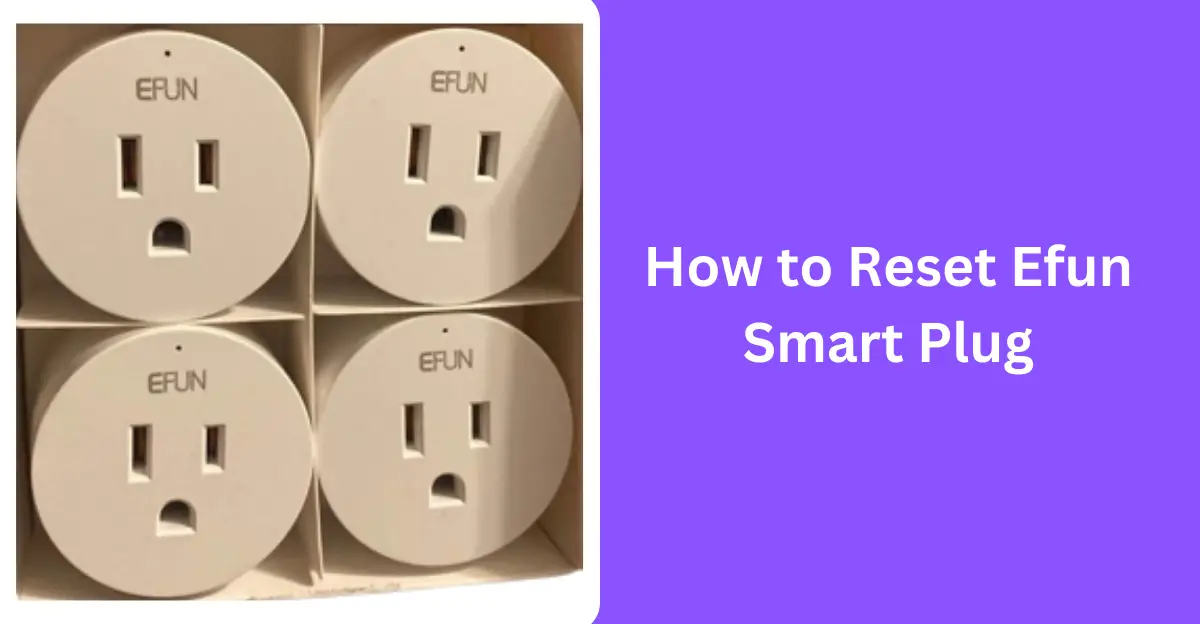 How to Reset Efun Smart Plug