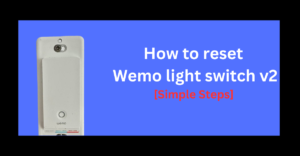 how do i reset my wemo light switch to factory settings